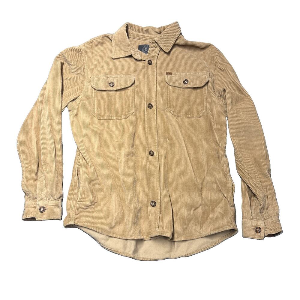 Buffalo David Bitton Corduroy Shirt Jacket Mens L/G Button Down Long Sleeve